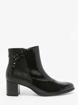Boots Met Hak Uit Leder Gabor Zwart women 97